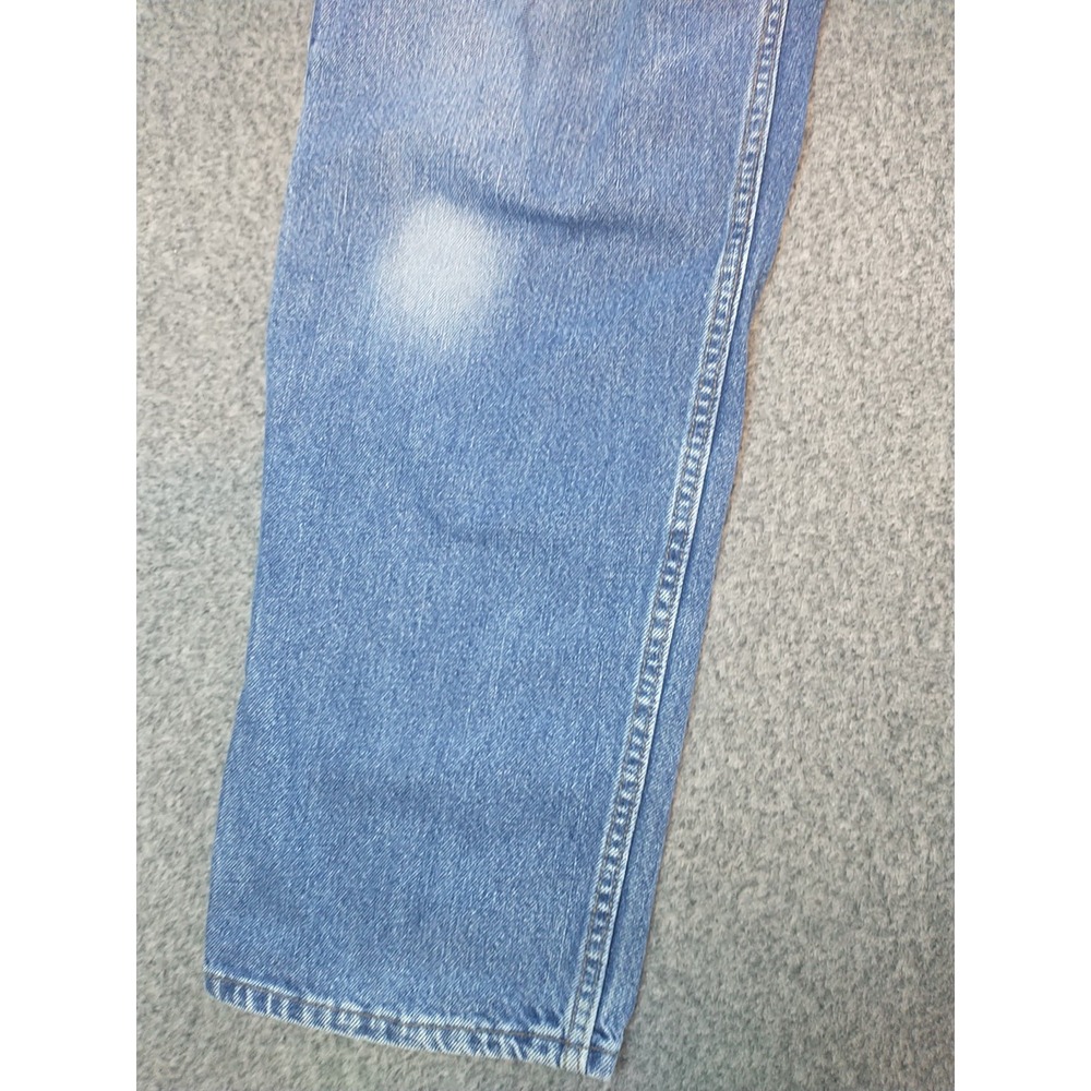 Levis 550 Relaxed Fit Blue Denim Jeans Mens 36x29 Medium Wash Tapered Leg 00550 - Picture 7 of 16